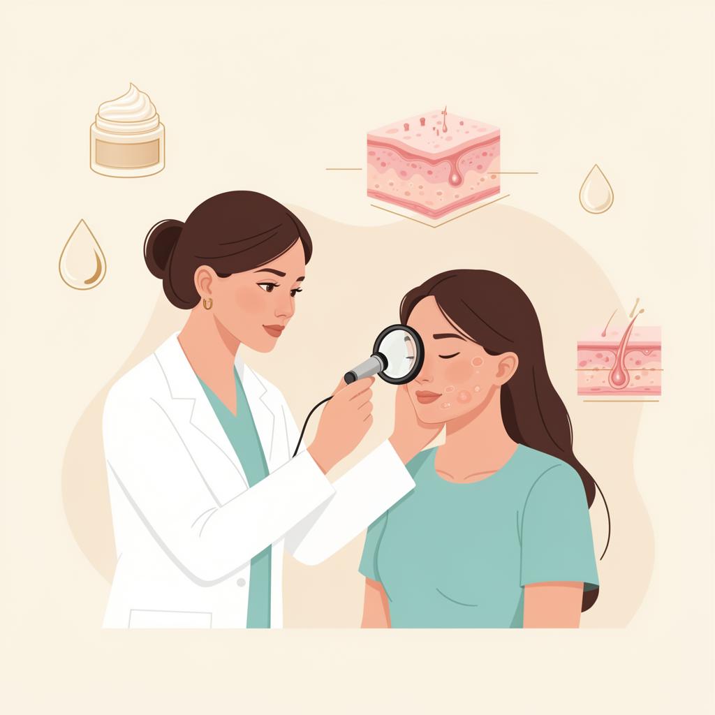 Dermatologist illustration